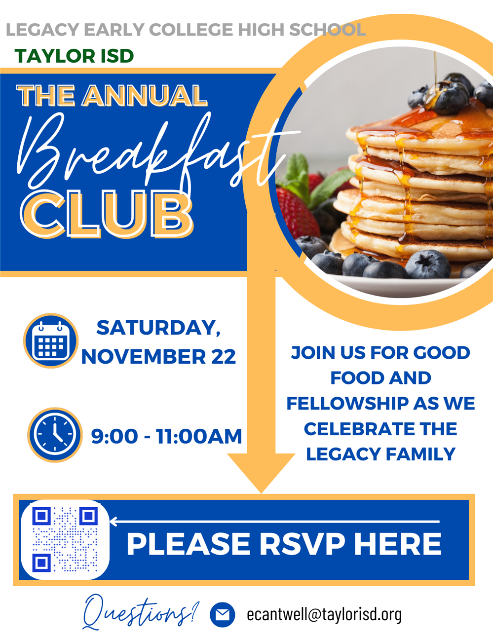  Breakfast Club 11/22, 9-11