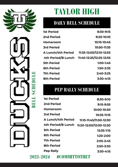 2023-24 Bell Schedule