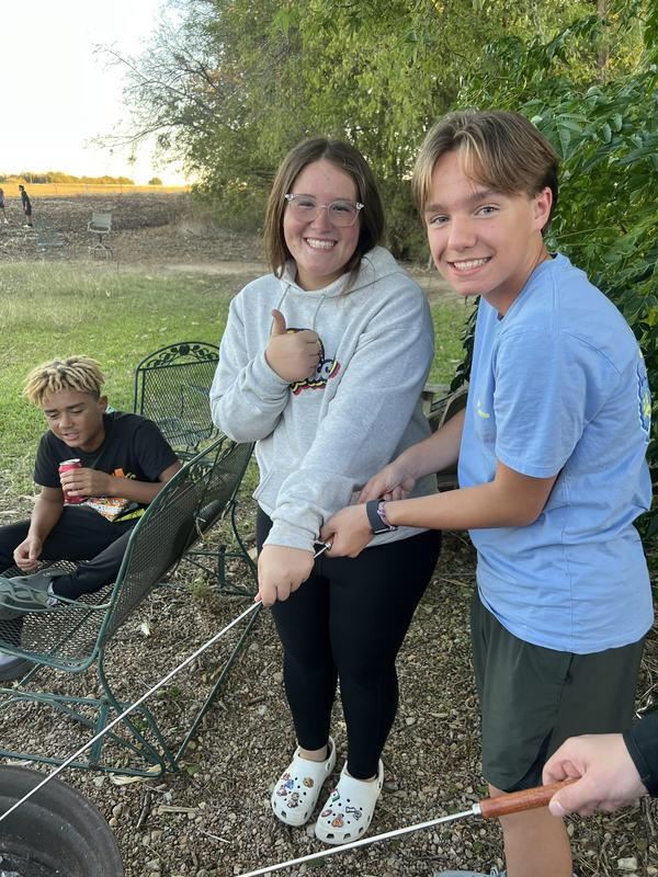 Students are enjoying their time at the Outdoor Rec Social.