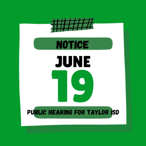 NOTICE OF PUBLIC HEARING