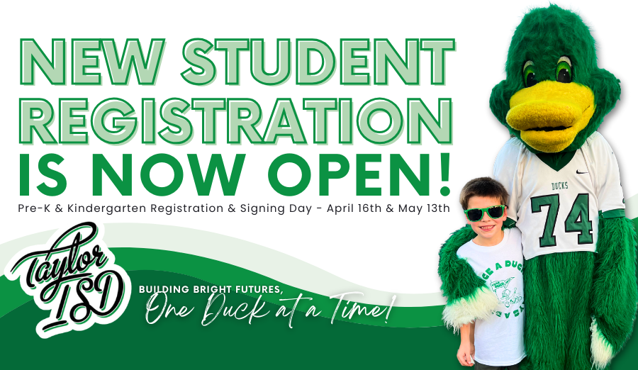  New Student Registration is NOW OPEN!