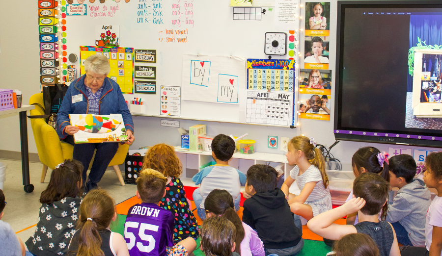  Retired Teachers Visit THJ