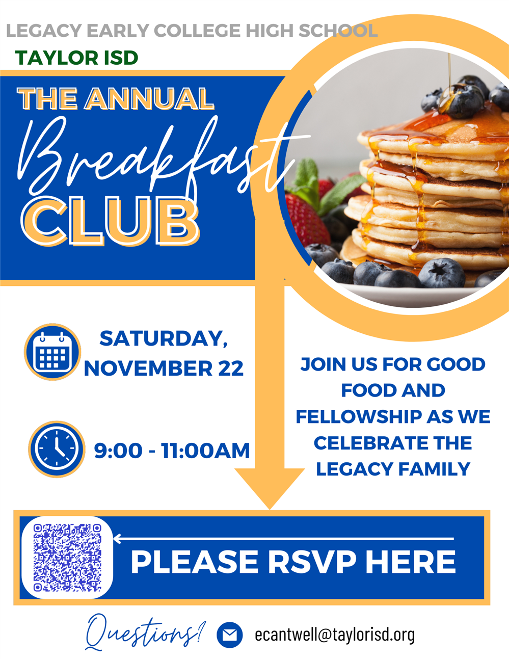 Breakfast Club 11/22, 9-11