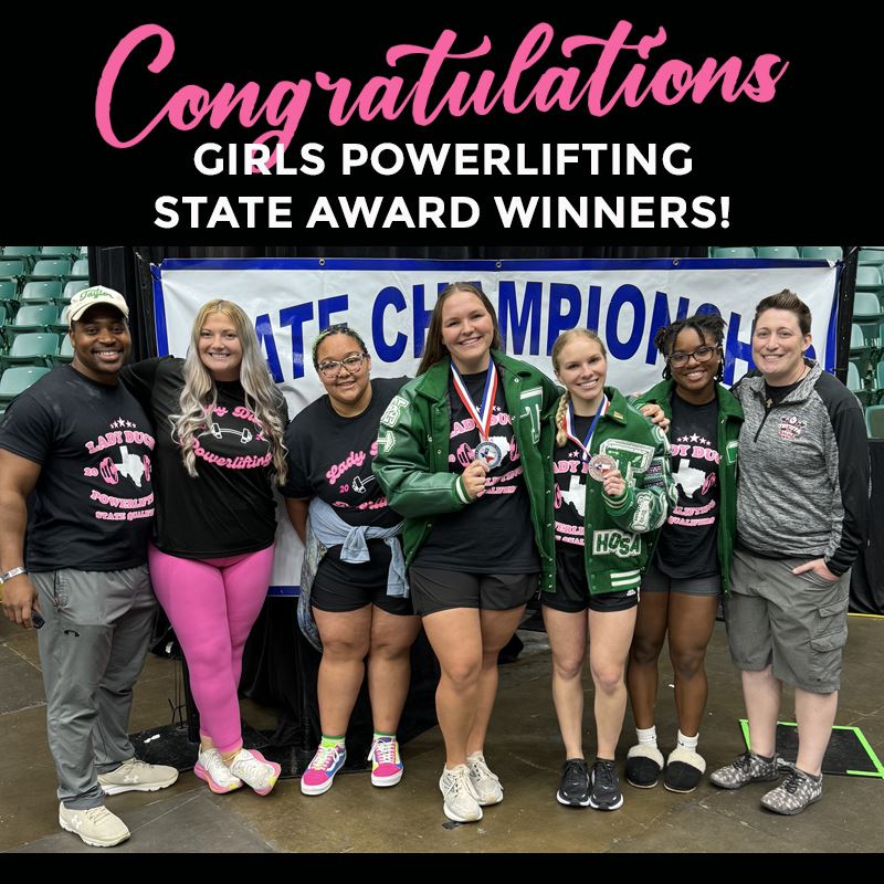  Girls Powerlifting State Award Winners